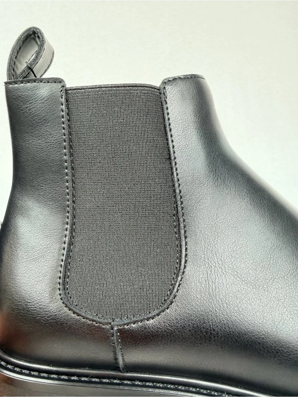 Zara Dress Chelsea Men’s Black Boots with Elastic Panels Size 7
